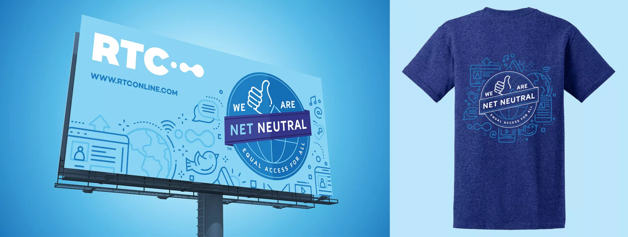 RTC Net Neutral Billboard & Shirt