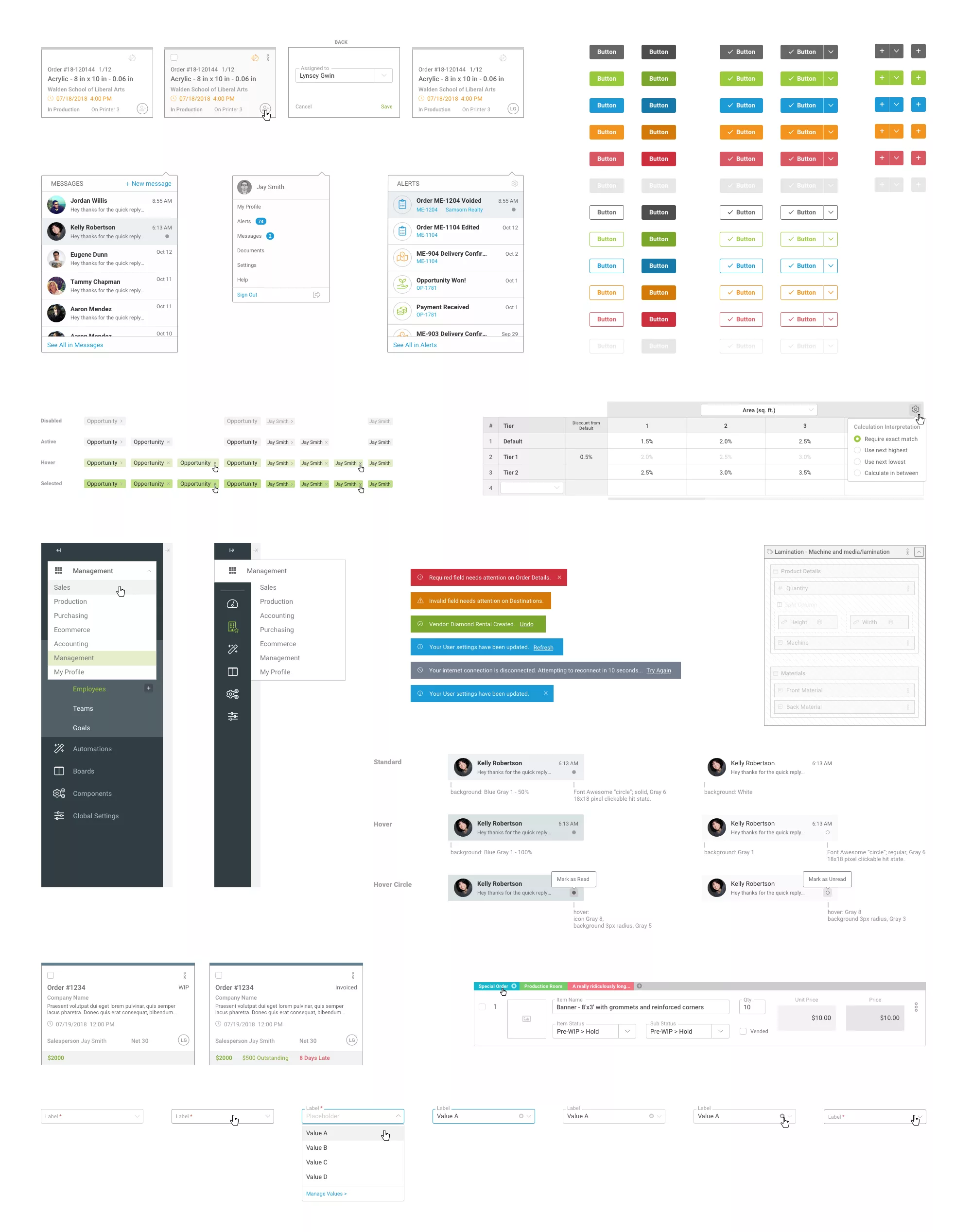 Corebridge UI Elements