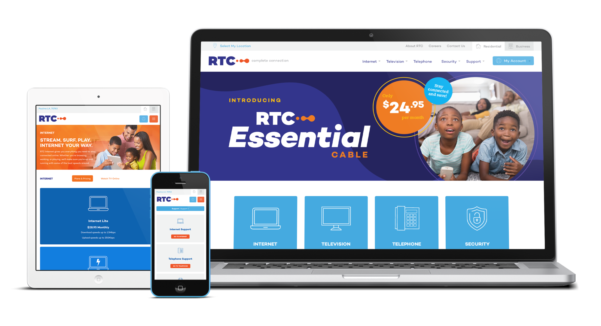 Reserve Telecommunications Responsive Design